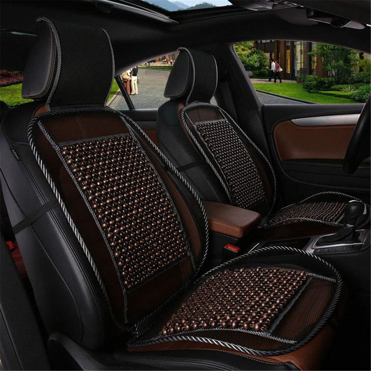 wooden car seat cover