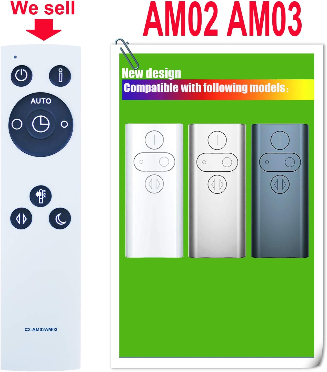Replacement Remote Control for Dyson AM02 Mini Tower Fan | eBay