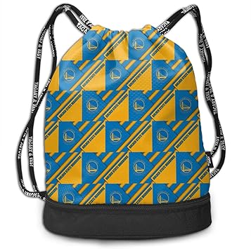 golden state warriors drawstring bag