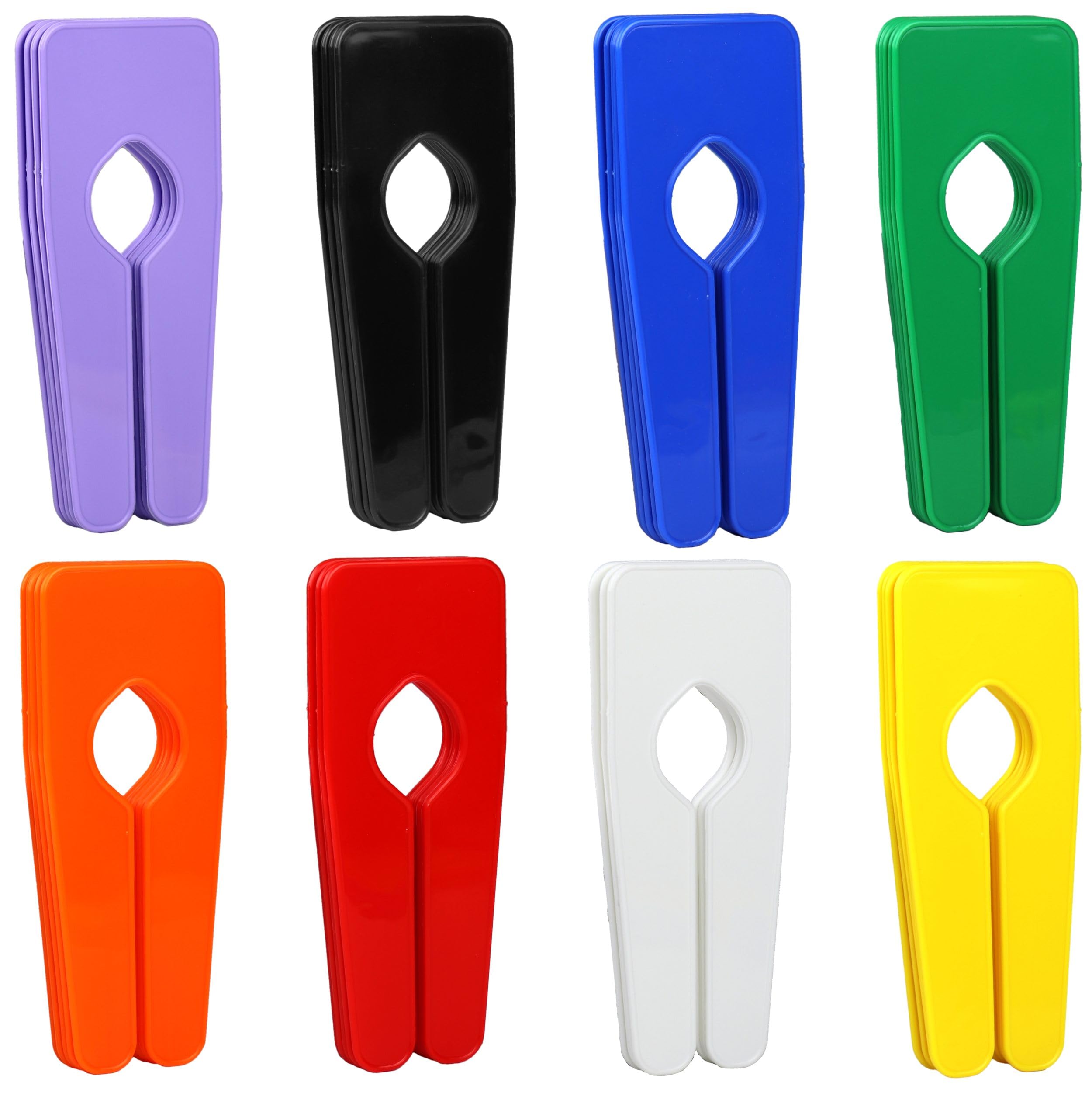 MIX 10 NEW PLAIN COLOURED GARMENT/ CLOTHES RAIL DIVIDERS