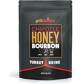 Grillaholics Chipotle-Honey-Bourbon Turkey Brine Mix &ndash; 16 oz Bag | for Smoking, Roasting, Grilling or Deep Frying Juicy Thanksgiving Turkey