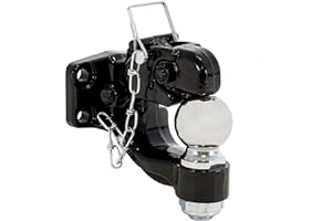BUYERS PRODUCTS COMPANY Buyers Products BH82516 8-Ton Combination Hitch, 2-5/16 Inch Ball , 16000 MGTW, Easily Hook W/Coupler Or Lunette Eye