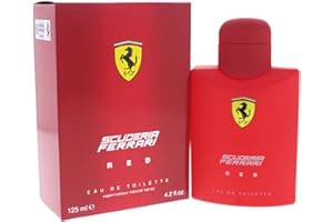 Ferrari Scuderia Red Eau De Toilette Spray, Citrus, 4.2 Oz