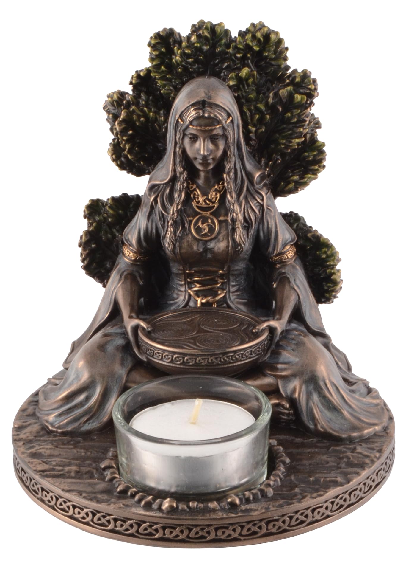 Veronese by Joh. Vogler Figuren Shop Gmbh Candle Holder Danu Celtic Goddess Mother Des Volkes Tuatha De Danann Sculpture Figure
