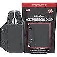 Clip & Carry Kydex Multitool Sheath for The Leatherman Surge - Made in USA - EDC Multi Tool Sheath Holder Holster Cover - Black