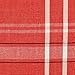 DII French Stripe Tabletop Collection Farmhouse Style Dining Table Linen Placemat Set, 13x19, Red Chambray, 6 Piece