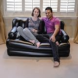 Bestway Pavillo 75054-17 5-in-1 Double Air Bed Couch Black 188 x 152 cm view 3