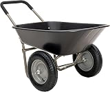 Panana Heavy Duty Garden Trolley 85L 150kg Steel Frame Pneumatic Tires view 9