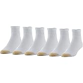 GOLDTOE Men's 656P Cotton Ankle Athletic Socks, Multipairs