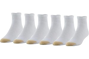 GOLDTOE Men's 656P Cotton Ankle Athletic Socks, Multipairs