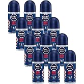 Nivea Men's Dry Impact Roll-On Deodorant - 1.69 fl oz - Pack of 12