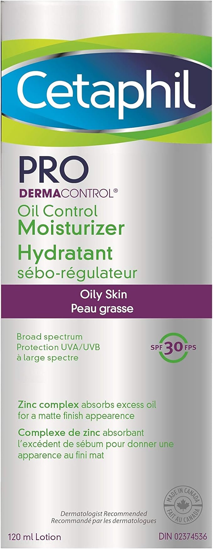 cetaphil pro oil absorbing moisturizer ingredients