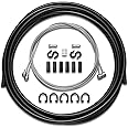 Corki Cycles Universal Standard Bike Brake Cable Housing Kit for Mountain Road Bike - Black
