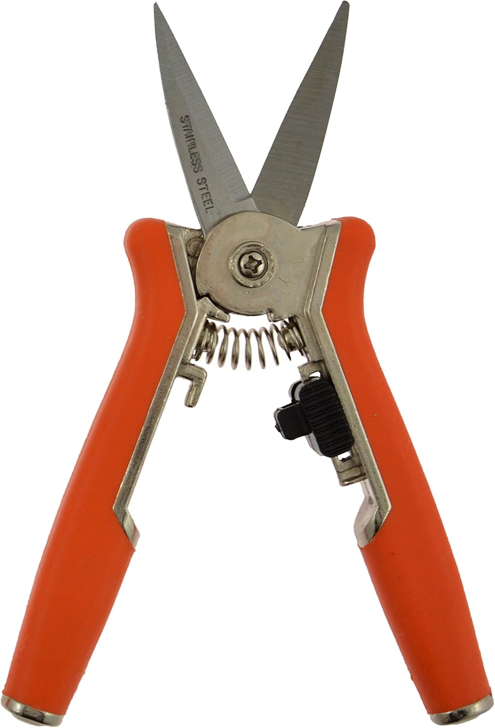 Green Jem Compact Straight Bypass Pruner, Orange, 15x4.5x1.5 cm - Image 3