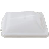 Ventline BVD0449-A01-20 Wedge Shape Vent Cover 14" x 14" for Ventadome RV Roof Vents - White