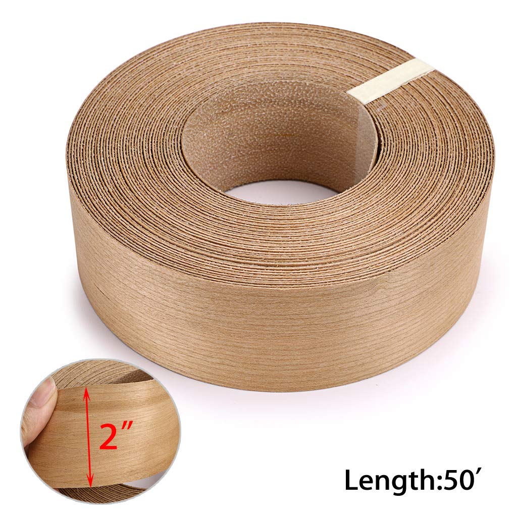Skelang Cherry 2" X 50' Roll Wood Veneer Edge Banding Preglued Ironon