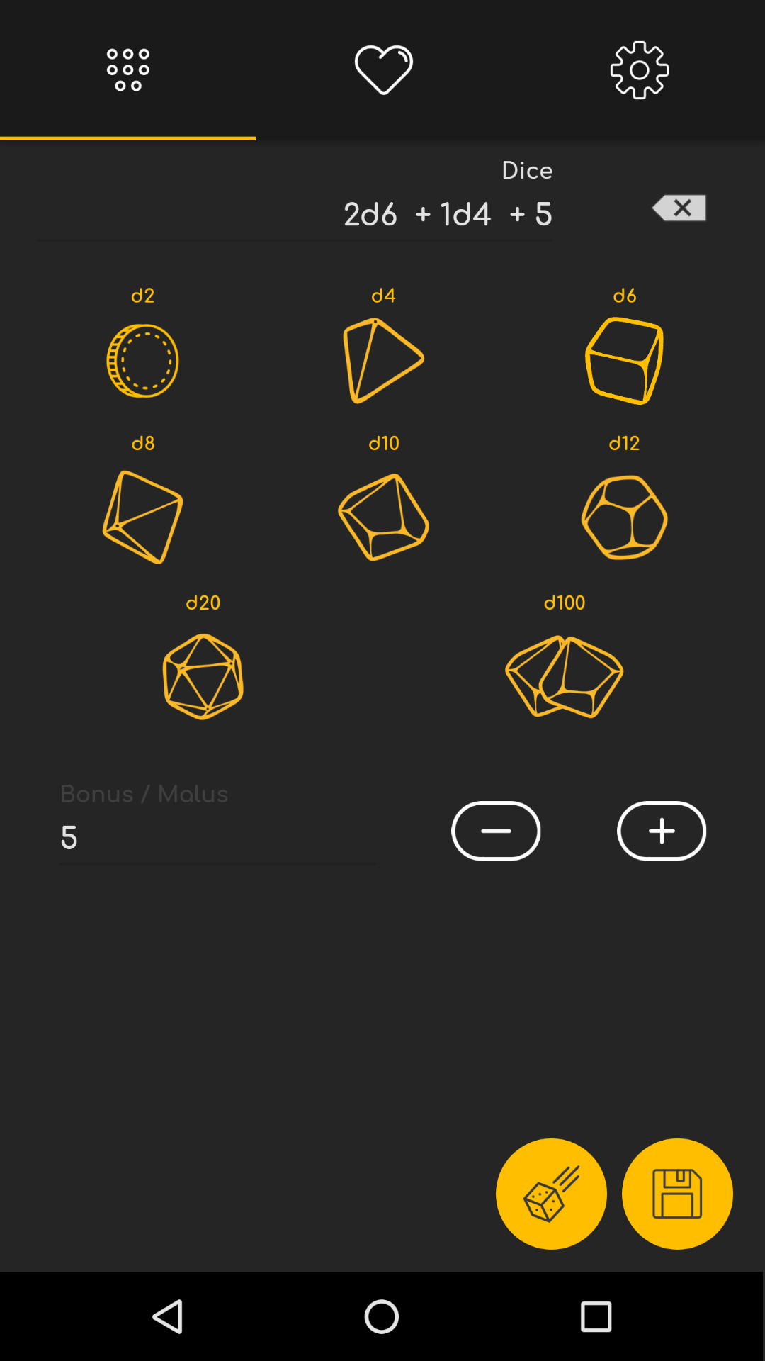 D20 Dice Roller Apps e Jogos