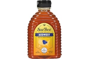 Sue Bee Regional Midwest Honey, Strained, Unfiltered USA Beekeeper-Owned Co-op, 24 oz (Packaging May Vary)