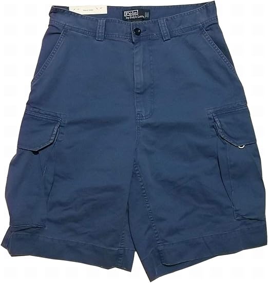 Amazon ポロ ラルフローレン ショートパンツ 6ポケット チノ ブルー Polo Ralph Lauren 065 並行輸入品 30 ショートパンツ 通販
