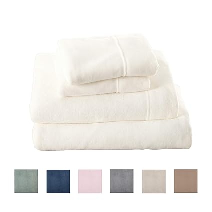 Great Bay Home Extra Soft Cozy Velvet Plush Sheet Set. Deluxe Bed Sheets with Deep Pockets. Velvet Luxe Collection (King, White) best king-sized fleece sheets Great Bay Home Extra Soft Cozy Velvet Plush Sheet Set. Deluxe Bed Sheets with Deep Pockets. Velvet Luxe Collection (King, White) best king-sized fleece sheets