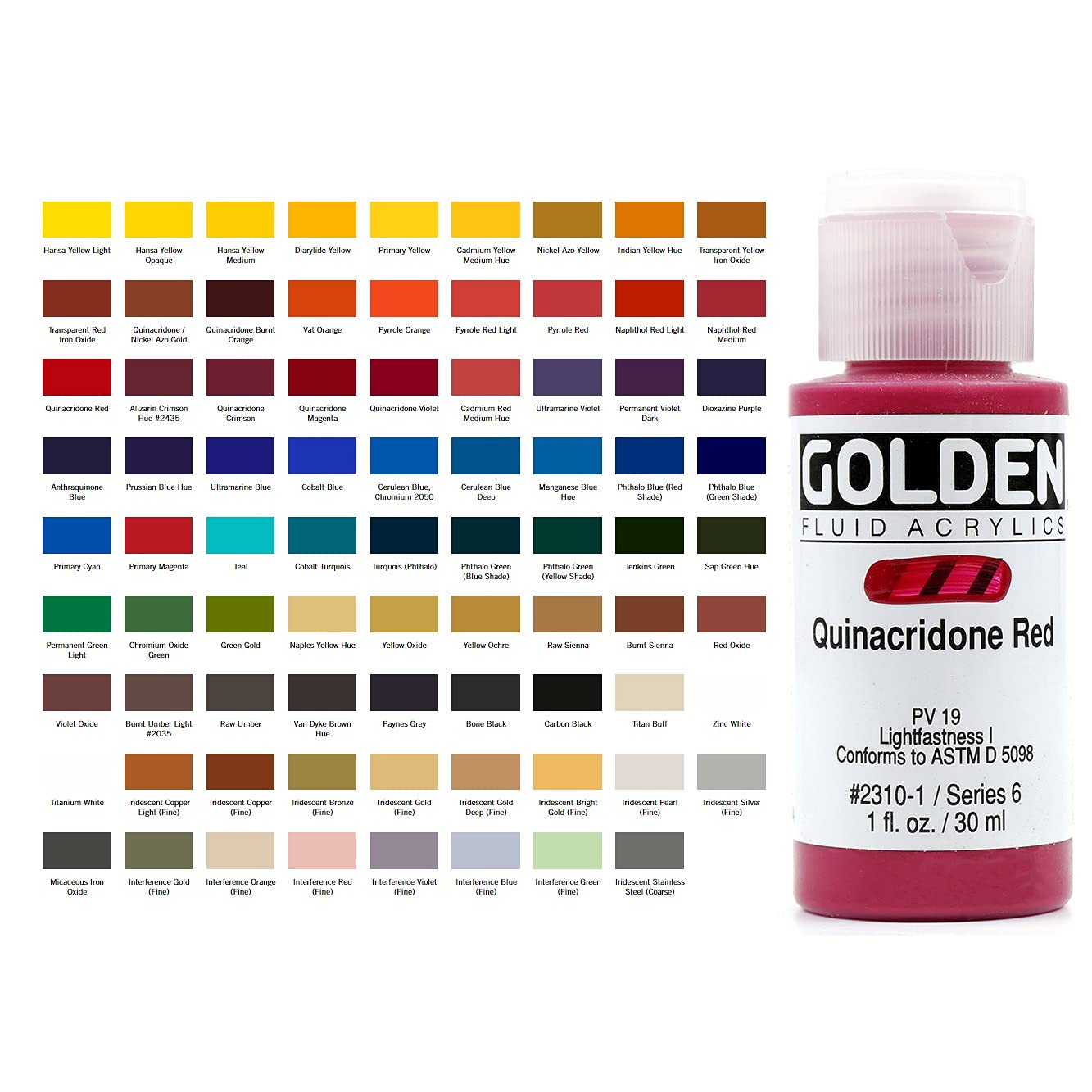 Golden Fluid Acrylics 30ml - TITAN BUFF — image 1