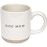 Sweet Water Decor Dog Mom Stoneware Coffee Mugs - 14Oz Cute Coffee Mugs for Hot and Cold Drinks - Dishwasher and Microwave Safe - Mothers Day Gift - Ideal for Tea and Espresso