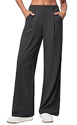 Ewedoos Wide Leg Pants Woman Stretchy Work Dress