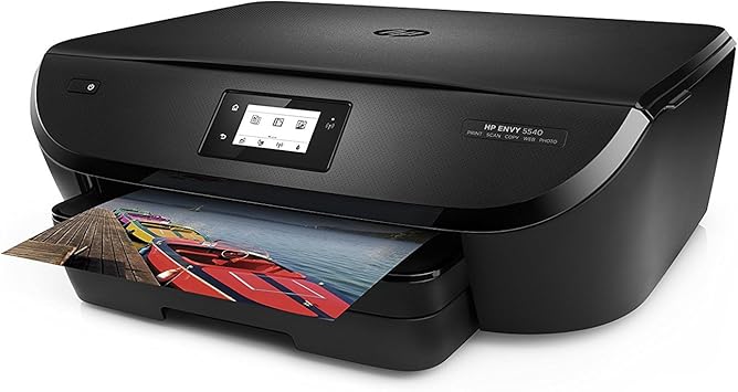 hp envy 5540 printing blank pages