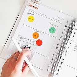 1600 PCS 3/4” Colored Dot Stickers, Round Sticker