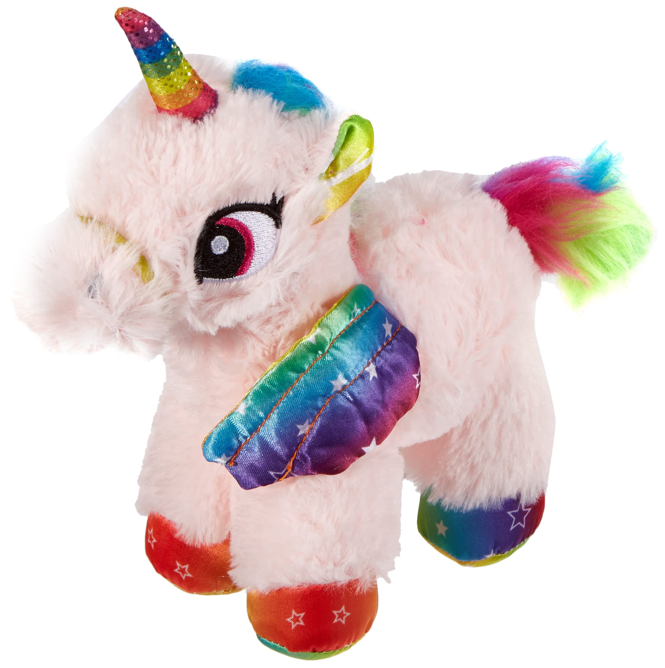 Joy Toy 52272 Unicorn Plush 20 cm in Magic Sequin Bag 13 x 25 x 20 cm Multi-Coloured