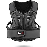 StarknightMT Kids Motorcycle Chest Protector Dirt Bike Youth Riding Spine Back Armor Protection for Motocross Cycling Skateboard,Skiing,Skating,Off-Road