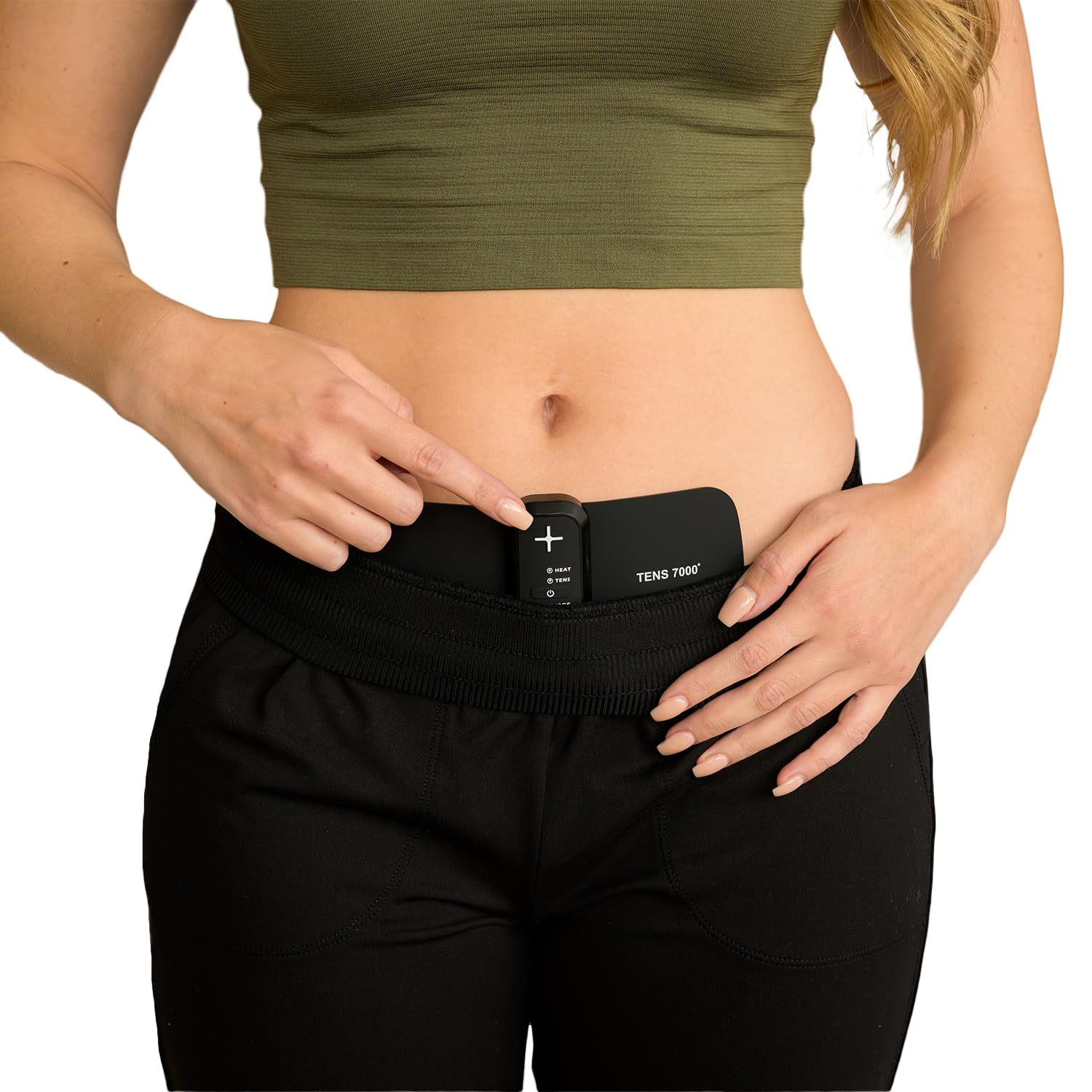 Photo 1 of TENS 7000 Heat + TENS Unit for Menstrual Cramp Relief - Wearable Period Pain Device with Heat Therapy & 15 Intensity Levels, USB-C Rechargeable, Discreet & Portable