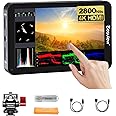Desview R6 Camera Monitor, 5.5 inch Touch Screen Field Monitor 4K HDMI 2800nits Ultra High Brightness IPS 178° View Angle with 3D Lut Waveform VectorScope Histogram Support 8V DC Output