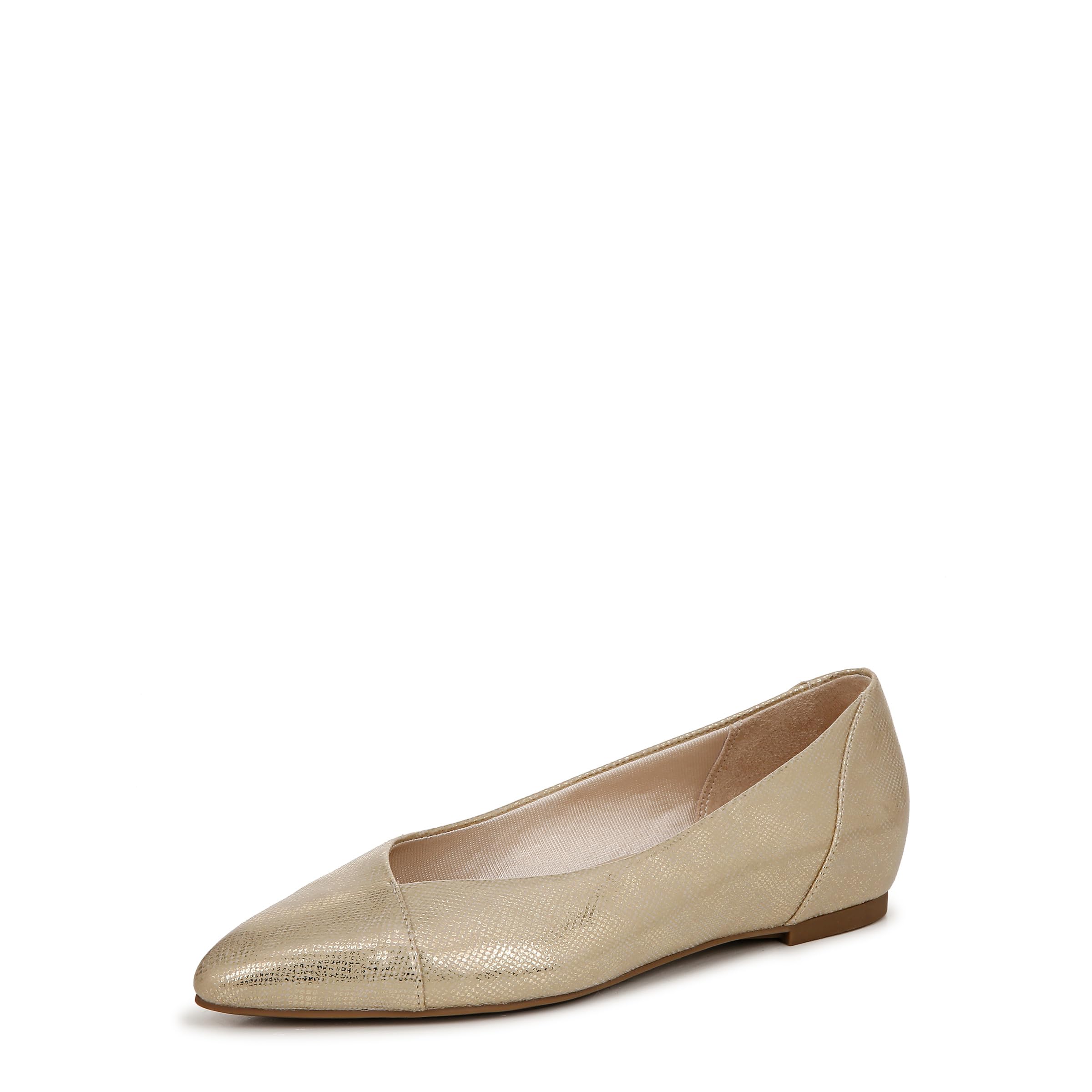 LifeStride Womens Promise Ballet Flat Platino Gold 5.5 M