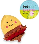 Petface Buddies Ally The Acorn Plush Dog Toy with Squeaker view 5