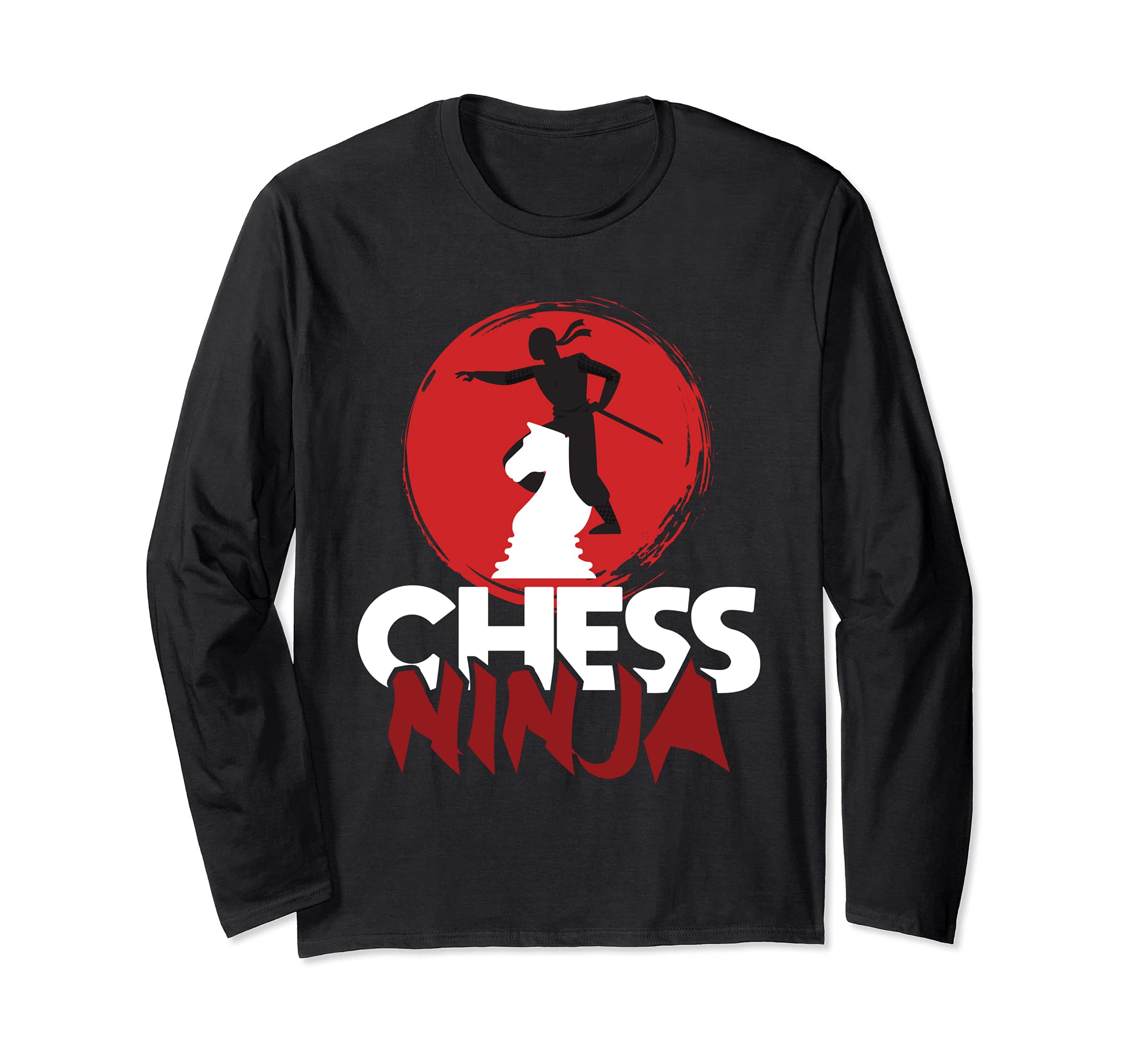 Chess Ninja - Funny Chess Player Chess Lover Long Sleeve T-Shirt