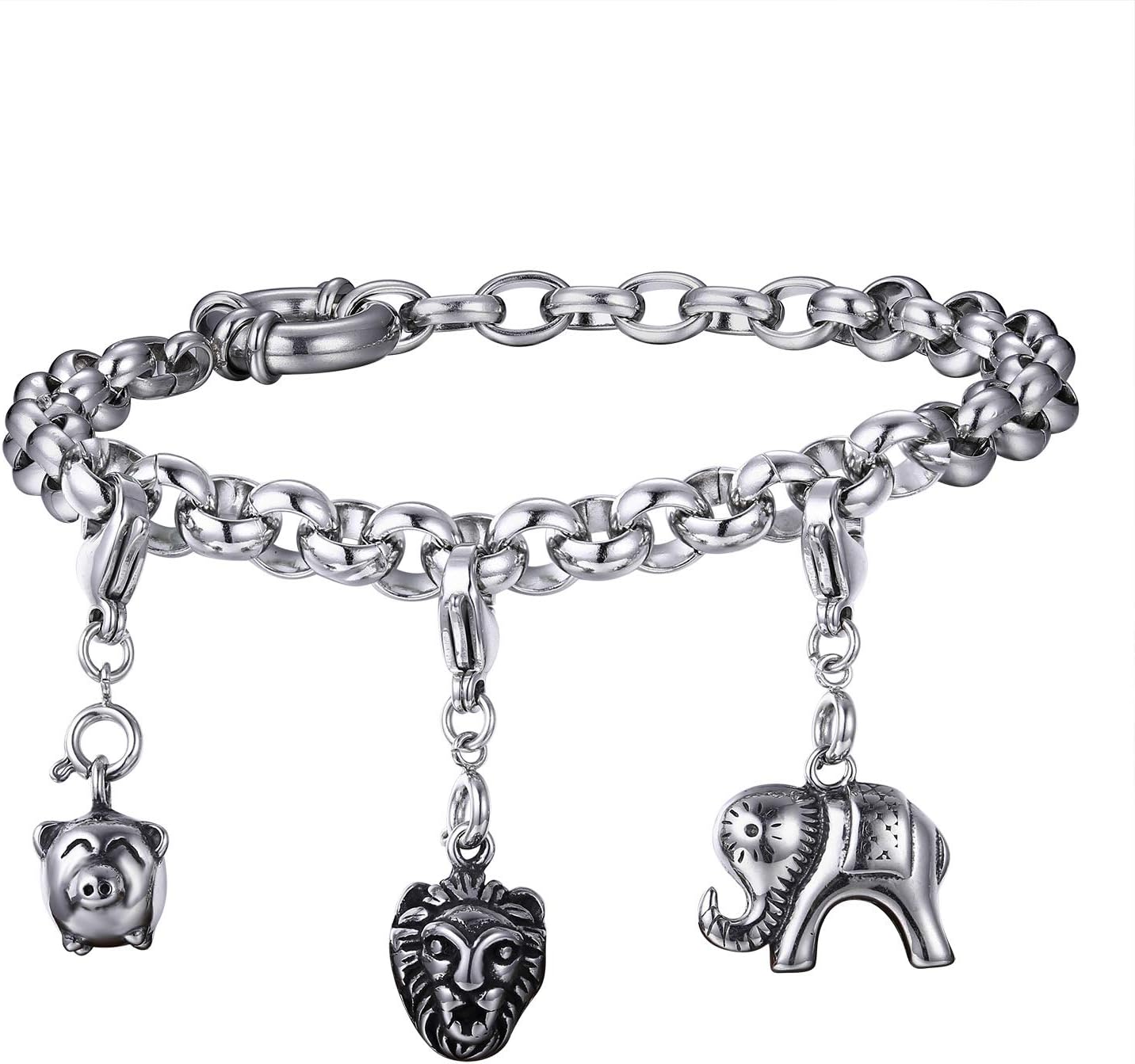 CHOMAY Chain Link Bracelets Hand Assembly Stainless Steel Jewelry