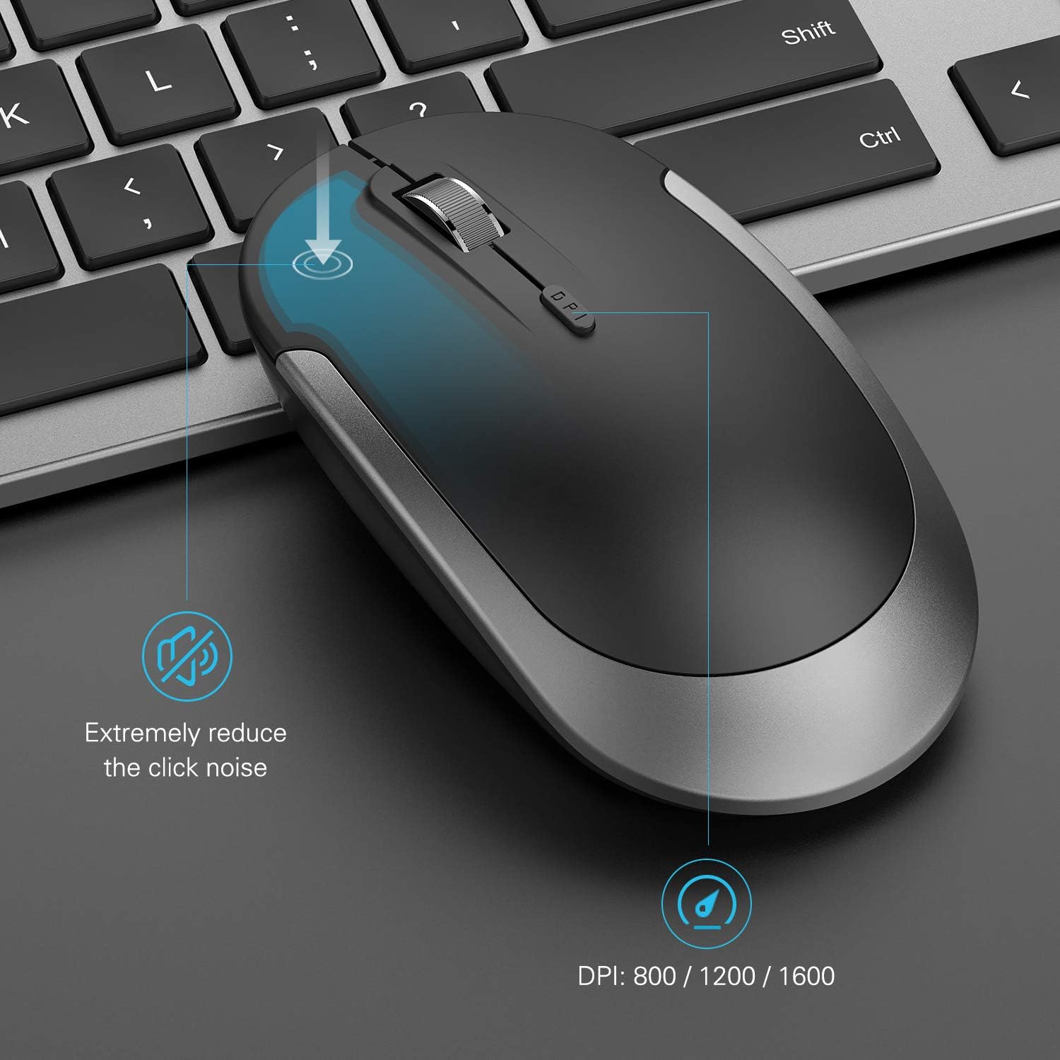 seenda Wireless Keyboard and Mouse Set - Image 4