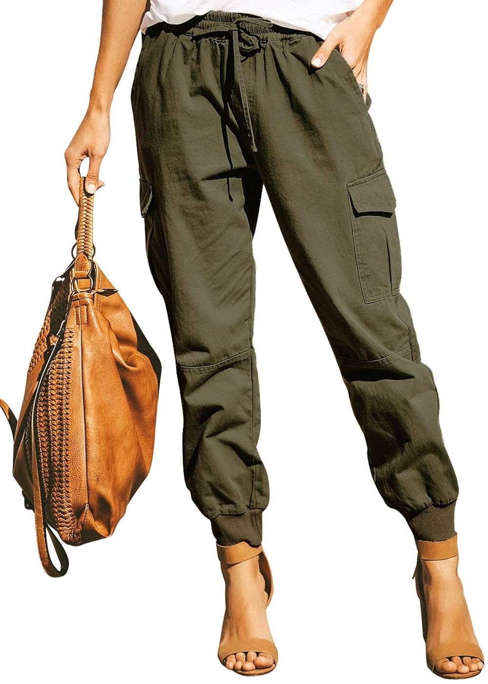 tie waist cargo pants