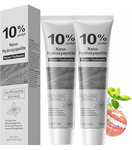 Amazon.com: 2PCS Hydroxyapatite Toothpaste, 10% Nano
