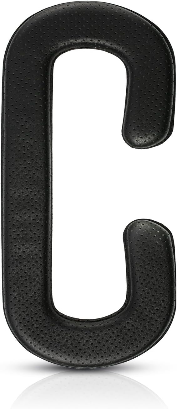 4 Pack 11mm PU Leather Foam Face Replacement Memory Foam for HTC Vive VR Headset Black - Image 4