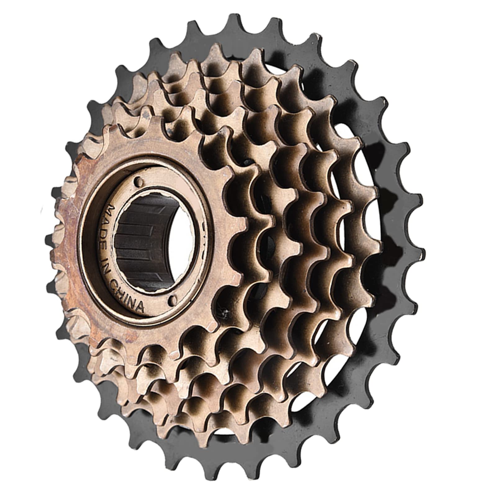Fydun Cassette Flywheel, Bicycle Freewheel Cassette Sprocket 7 Speed Mountain Bike Replacement Accessory