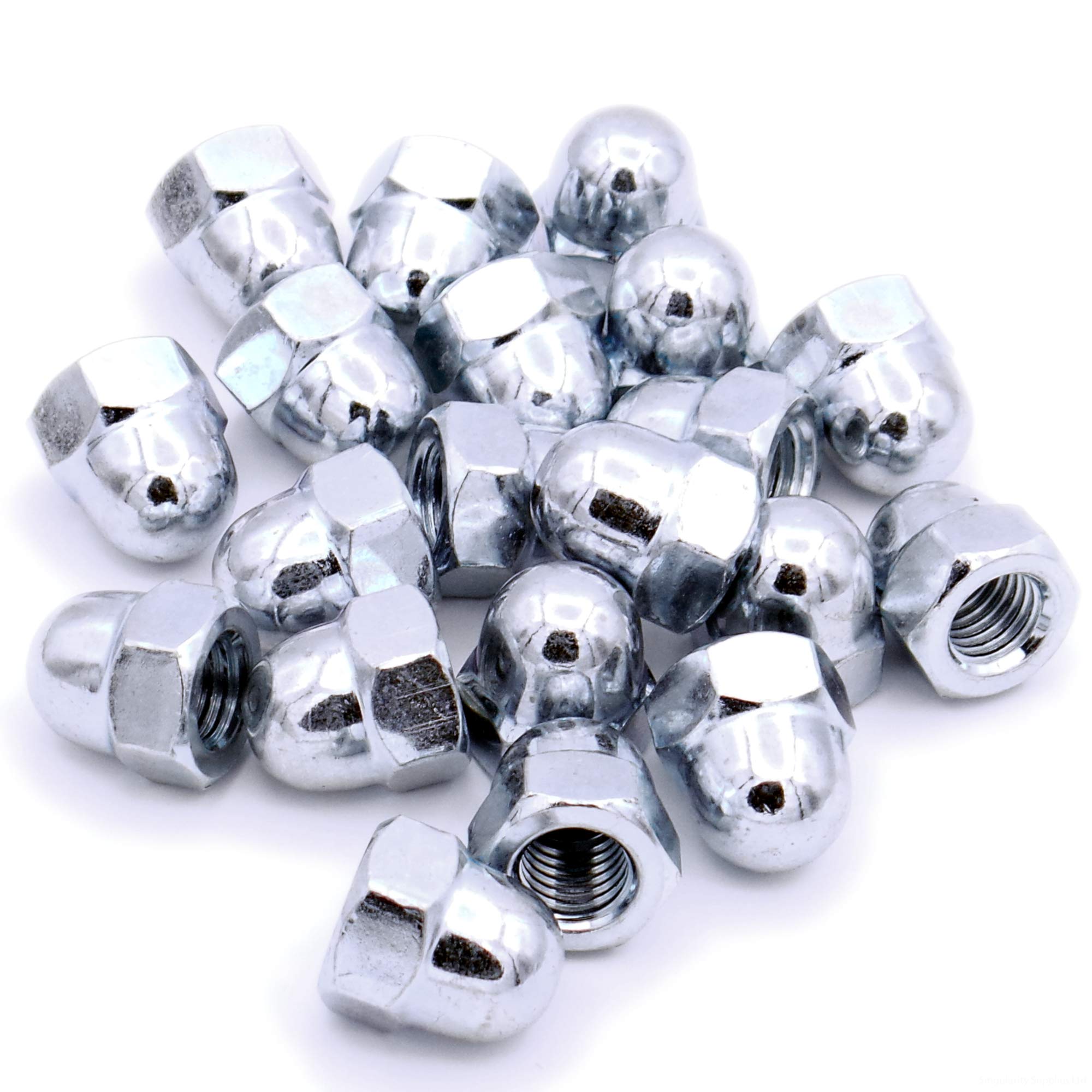 M4 (4mm) Dome Cap Nut - Steel (Pack of 20)