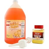 Snappy Butter Burst Popcorn Oil for Popping and Popcorn Topping, Buttery Flavored Popcorn Theater Salt and Oil Pump Dispenser for 1 Gallon Jug, 3 Count