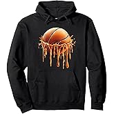 Basketball Drip Graphic Pullover Hoodie