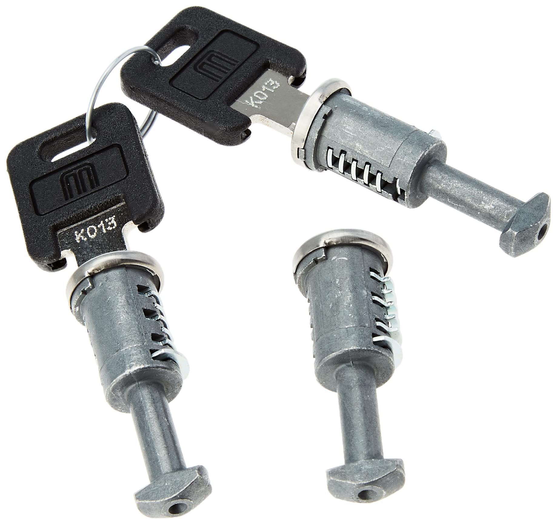 Lock set for Tiger roof rails, silver