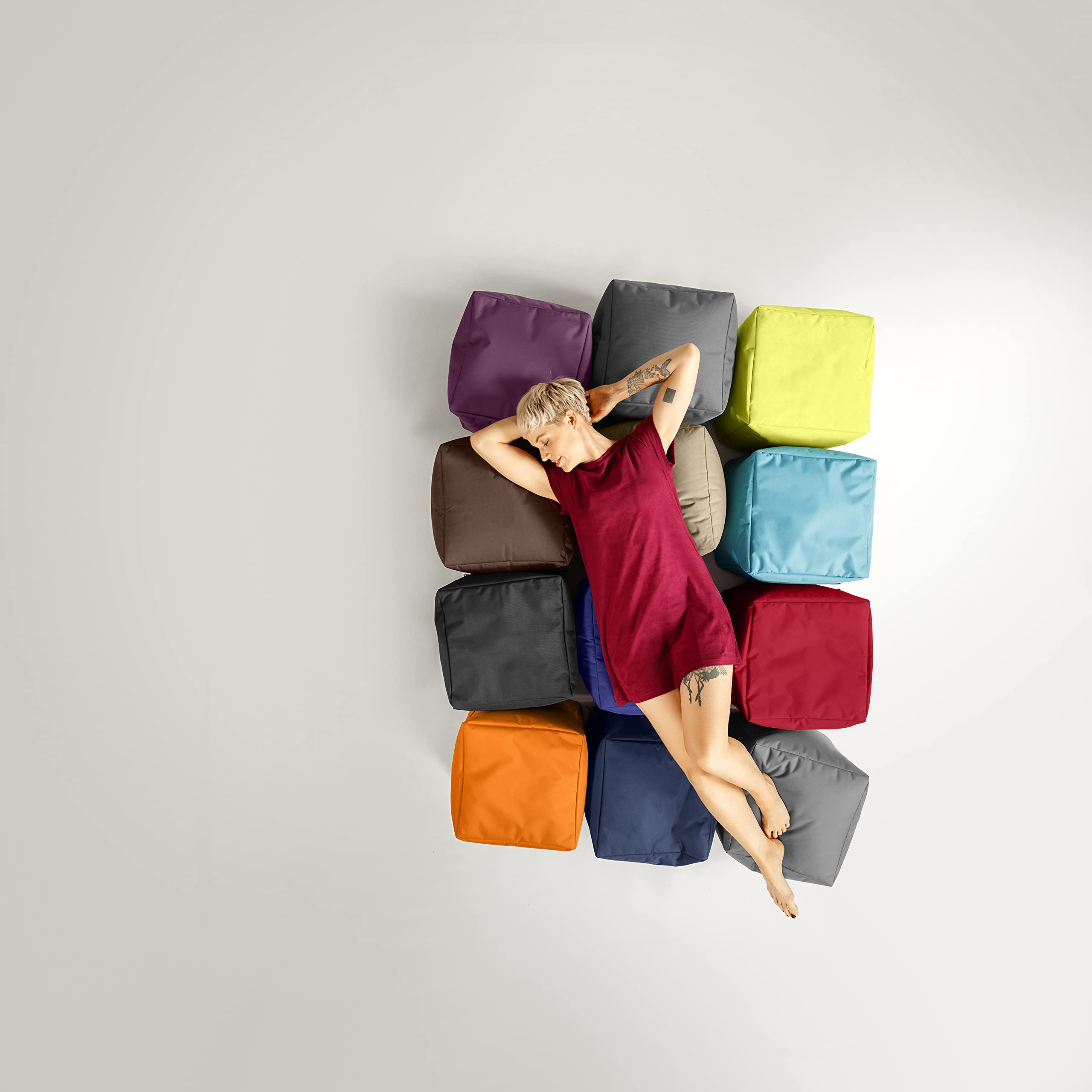 Gouchee Home Cube Pouf