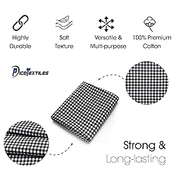 Pico Textiles 5 Yards Bolt Black and White Buffalo