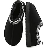 SMajong Women's Fuzzy Slippers Cozy Memory Foam House Shoes Winter Warm Loafer Slippers Indoor