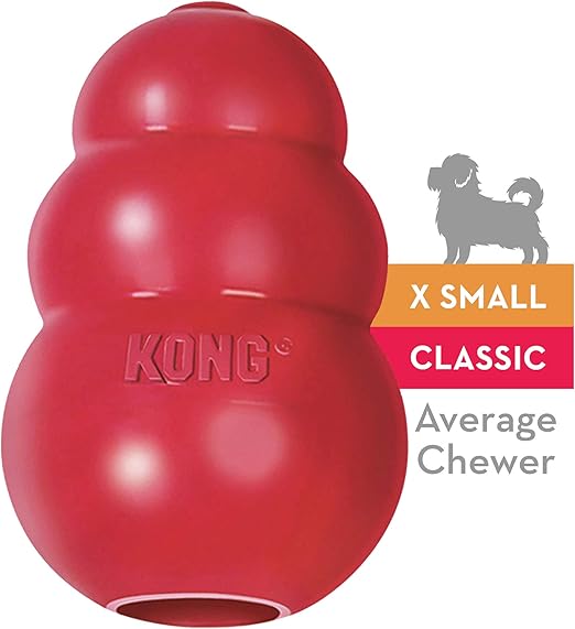 KONG Classic Dog Toy, XSmall Amazon.co.uk Pet Supplies